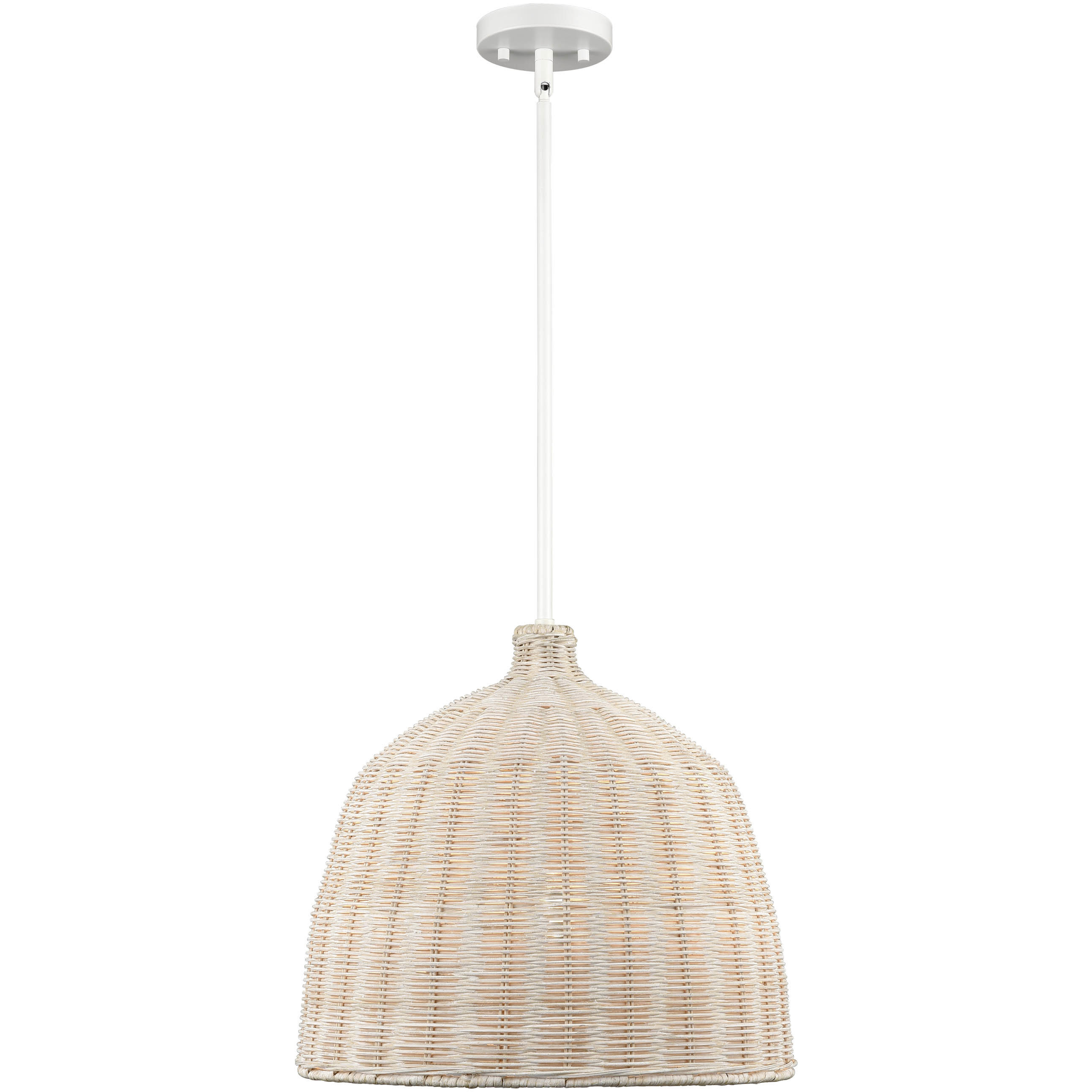 Elise 1 Light 16 inch White Indoor Pendant Ceiling Light